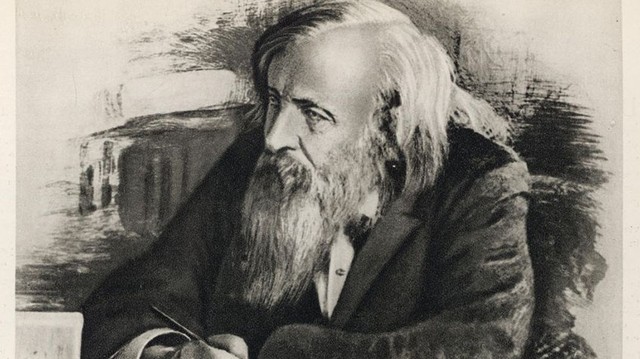 1869 Mendeleyv; Tabla periódica