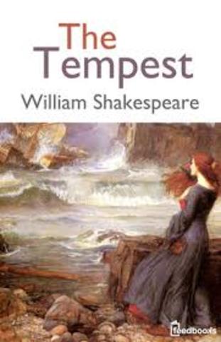 Shakespeare wrote The Tempest