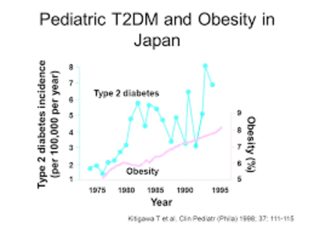 Japan was classified to have the highest rate of diabetes