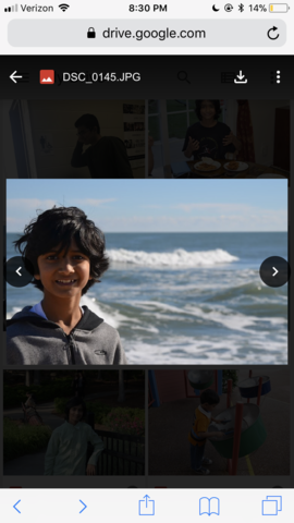 Fui a la playa por primera vez