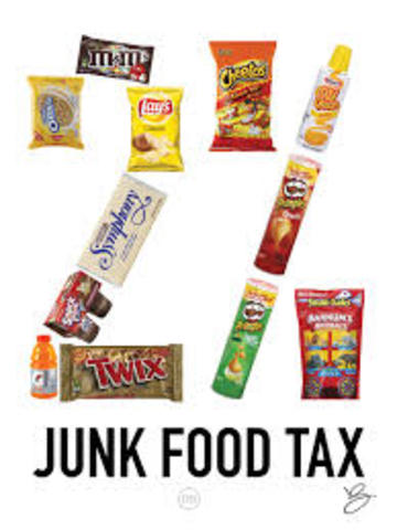 Japan put a 10% tax on "unhealty foods"