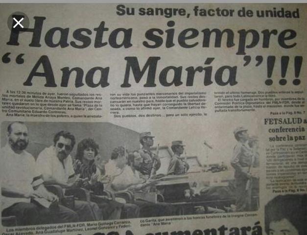muerte de Ana Maria