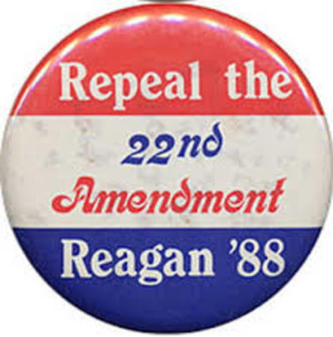 Ronald Reagan Wanted 22nd Amendment Repealed