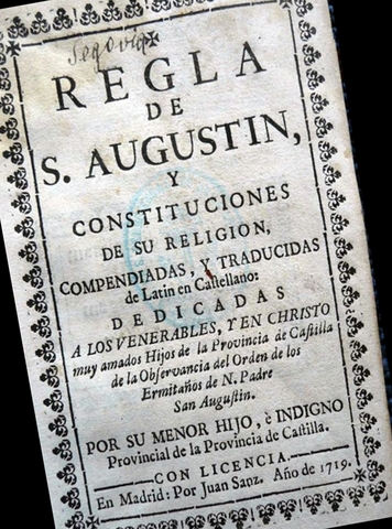 San Agustín y el monaquismo.