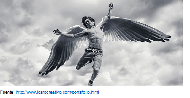 4000 A. C. El vuelo de Ícaro.