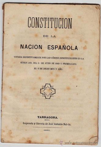 Constitución del 1869