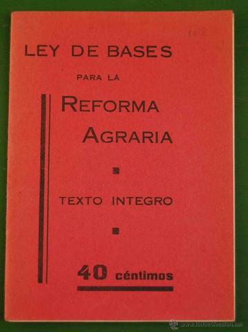 Ley de Bases de la Reforma Agraria