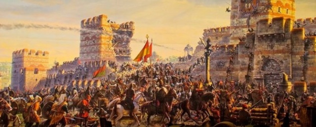 Fall of Constantinople to the Ottoman Turks (official end to Byzantines)