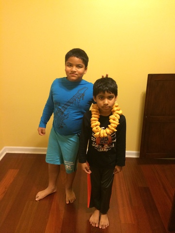 El primer momento hice una pooja