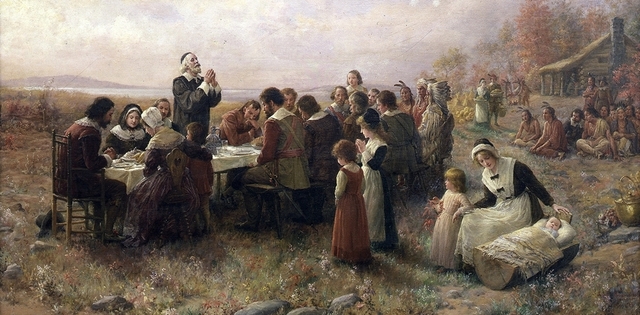 The food harvest of Thanksgiving