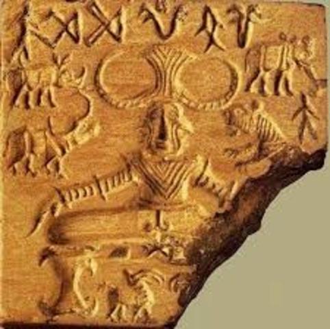 inicio de la escritura en Harappa