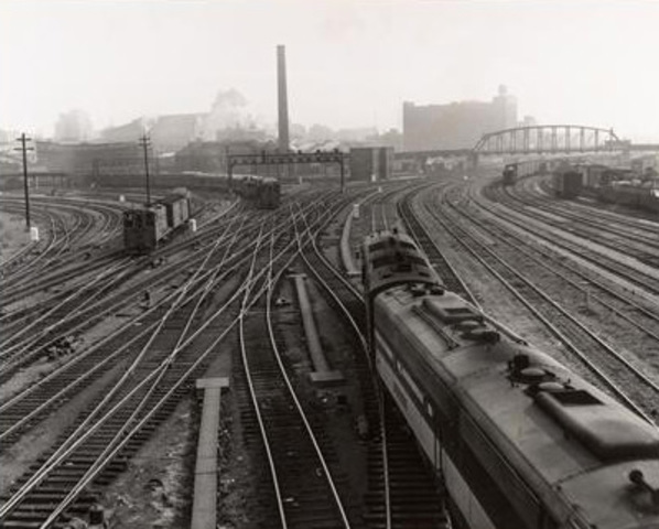 Connection of Manchester to the rail network