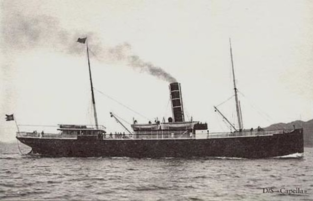 First crossing of the Atlantic by a steam-powered vessel