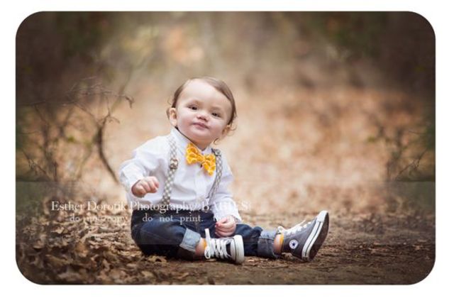 Sawyer at one years old