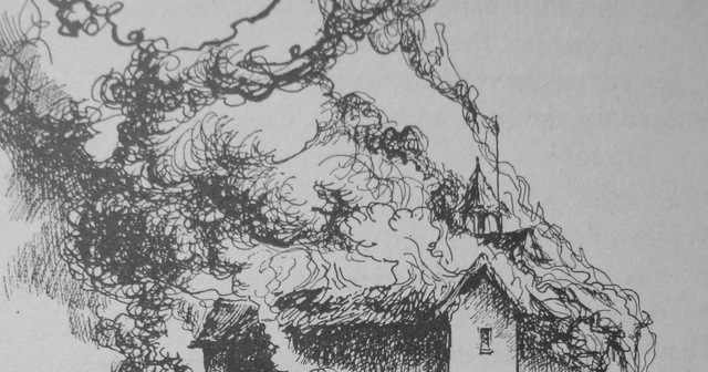 The Globe burned down.