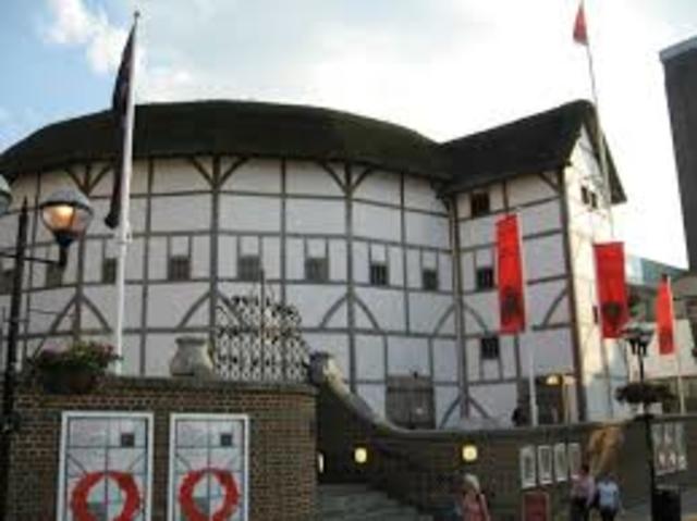 The Globe Theater was Built