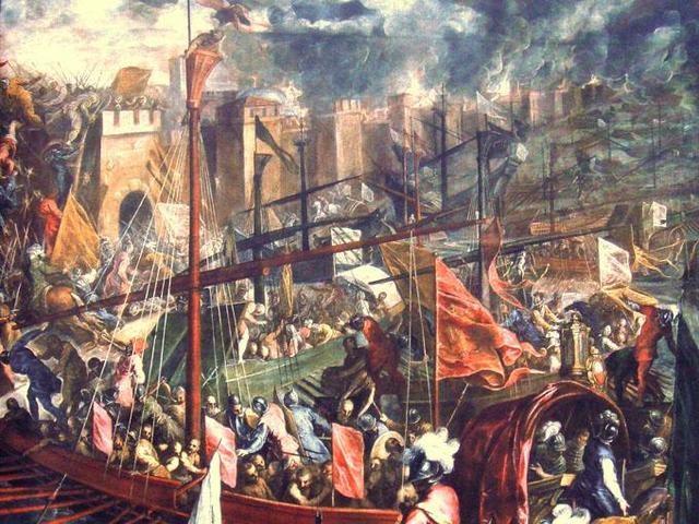 Cuarta Cruzada. Toma de Costantinopla