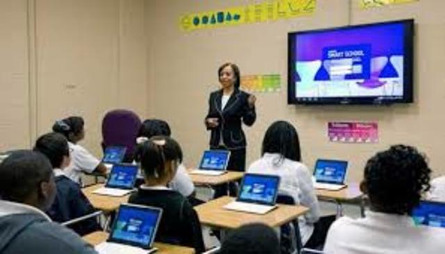 Tablets are used as an interactive tool in the classroom (Ryan et. al., 2016, 195).