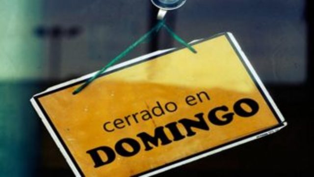 Se aplica la ley del descanso dominical