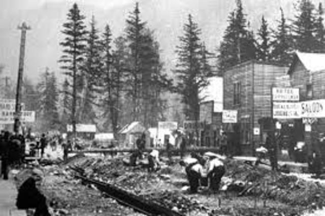 Gold discovery in Alaska