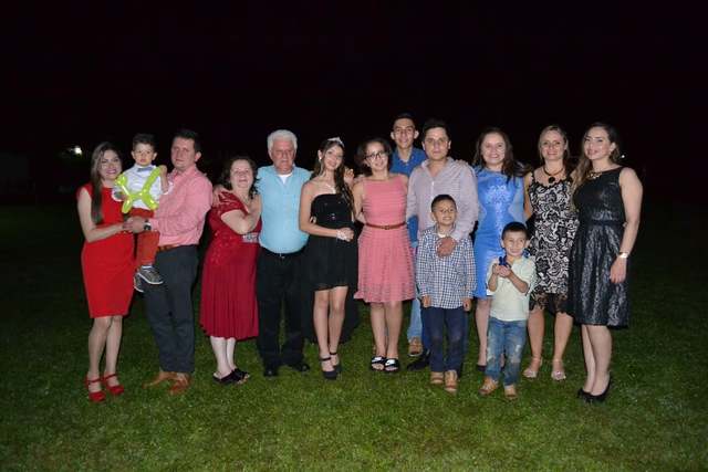 En mis 15 con toda mi familia