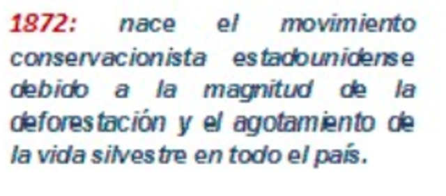 movimiento conservacionista