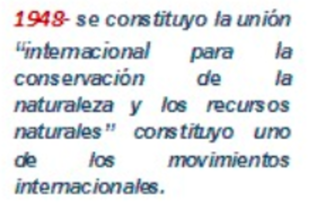 organizacion  mundial de la preservacion naturalista