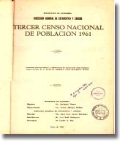 TERCER CENSO NACIONAL DE POBLACION