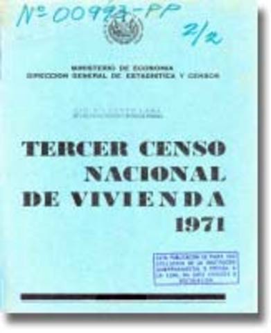 TERCER CENSO NACIONAL DE VIVIENDA.