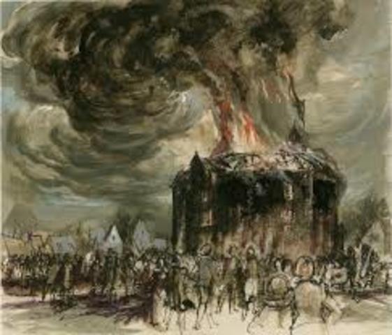 The Globe Theater Burns Down