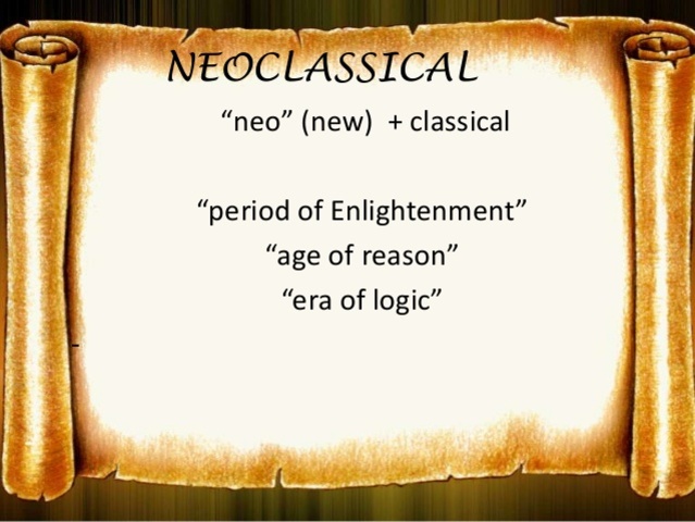 The Neoclassical Period 1660-1700