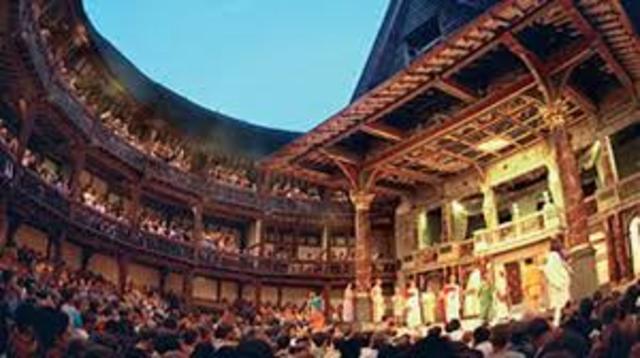 Globe Theater Built