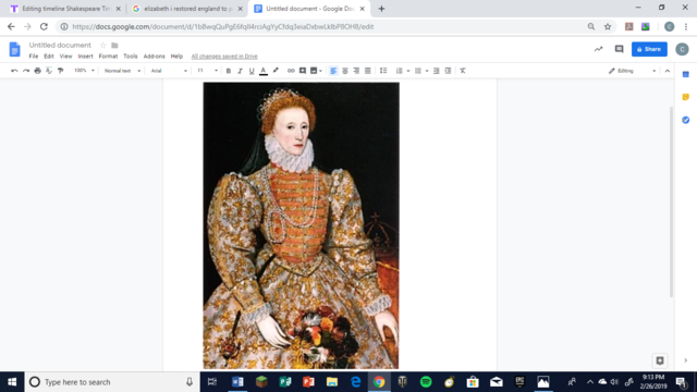 Elizabeth restores England