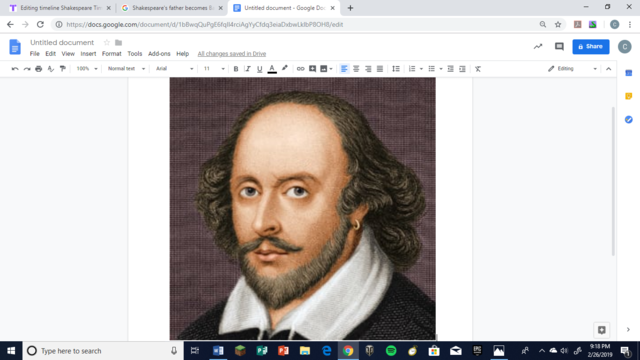 Shakespeare's father becomes Bailiff of Stratford