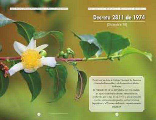 Decreto 2811 del 18 de diciembre de 1974