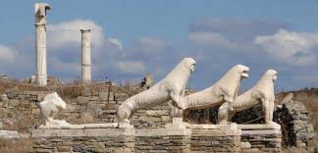 Terraza de los leones