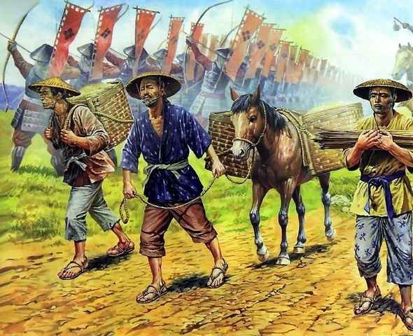 Aparición de los Rõnin (Samuráis sin Señor)