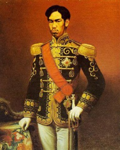 Nuevo emperador Meiji Mutsuhito