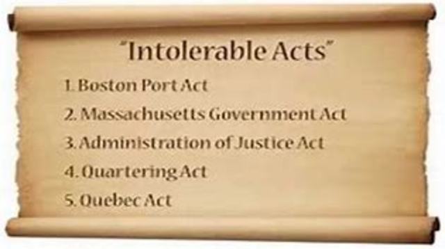 Intolerable Acts