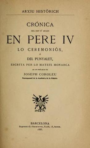 La Crònica de Pere III, el Conquistador