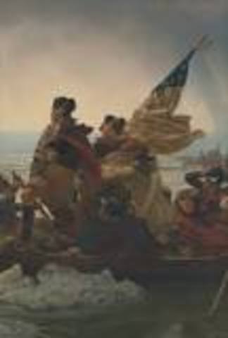 George Washington crosses the Delaware