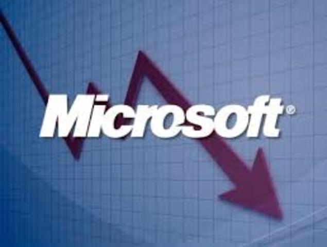 Microsoft durante la crisis económica