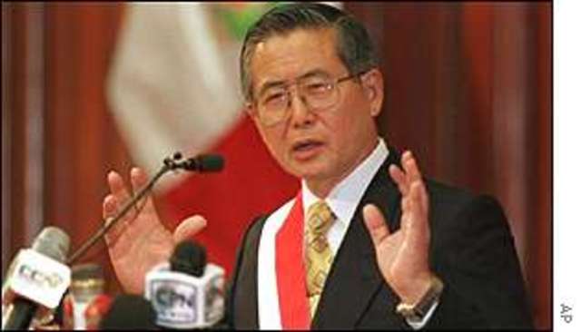 Alberto Fujimori Resigns