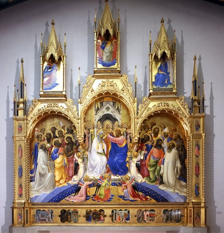 LORENZO MONACO - Incoronazione degli Uffizi
