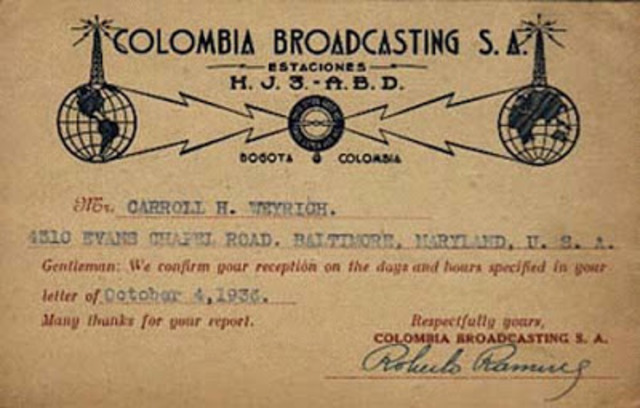 Primeras radiofusoras Colombianas