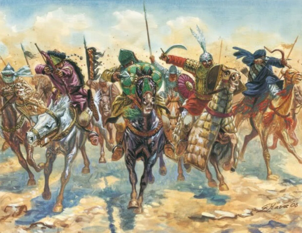 Early Islamic military campaigns into Byzantine territory