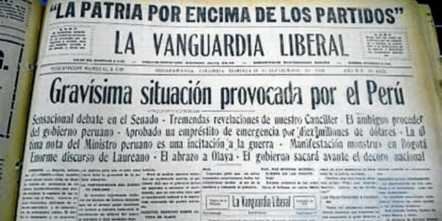 GUERRA COLOMBO PERUANAS