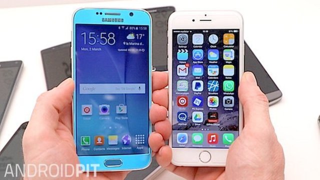 IPhone 6 e Galaxy S6