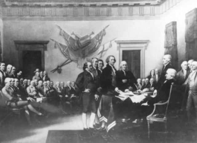 The Declaration of Independence is Adopted