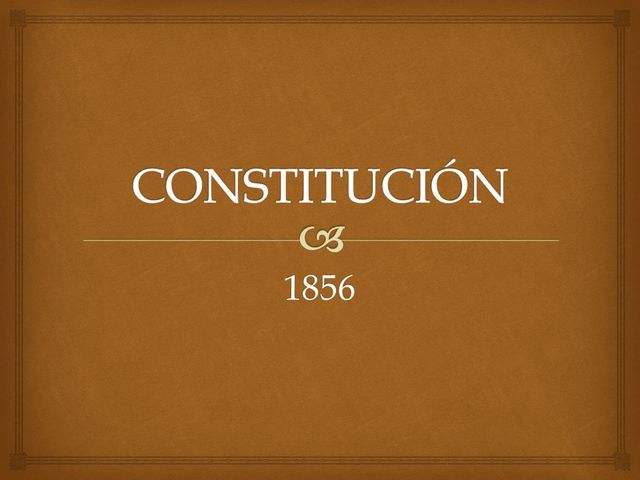 Constitución de 1856